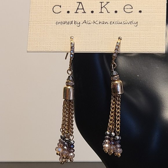 c.A.K.e. by Ali Khan Jewelry - c.A.K.e. CZ Beaded Earrings | NWT